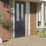 Vidaxx Fensterfolie statisch mattgrau 45 x 2000 cm PVC