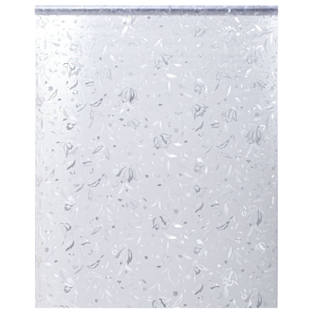 VidaXL window film flower pattern Mat 45x500 cm PVC