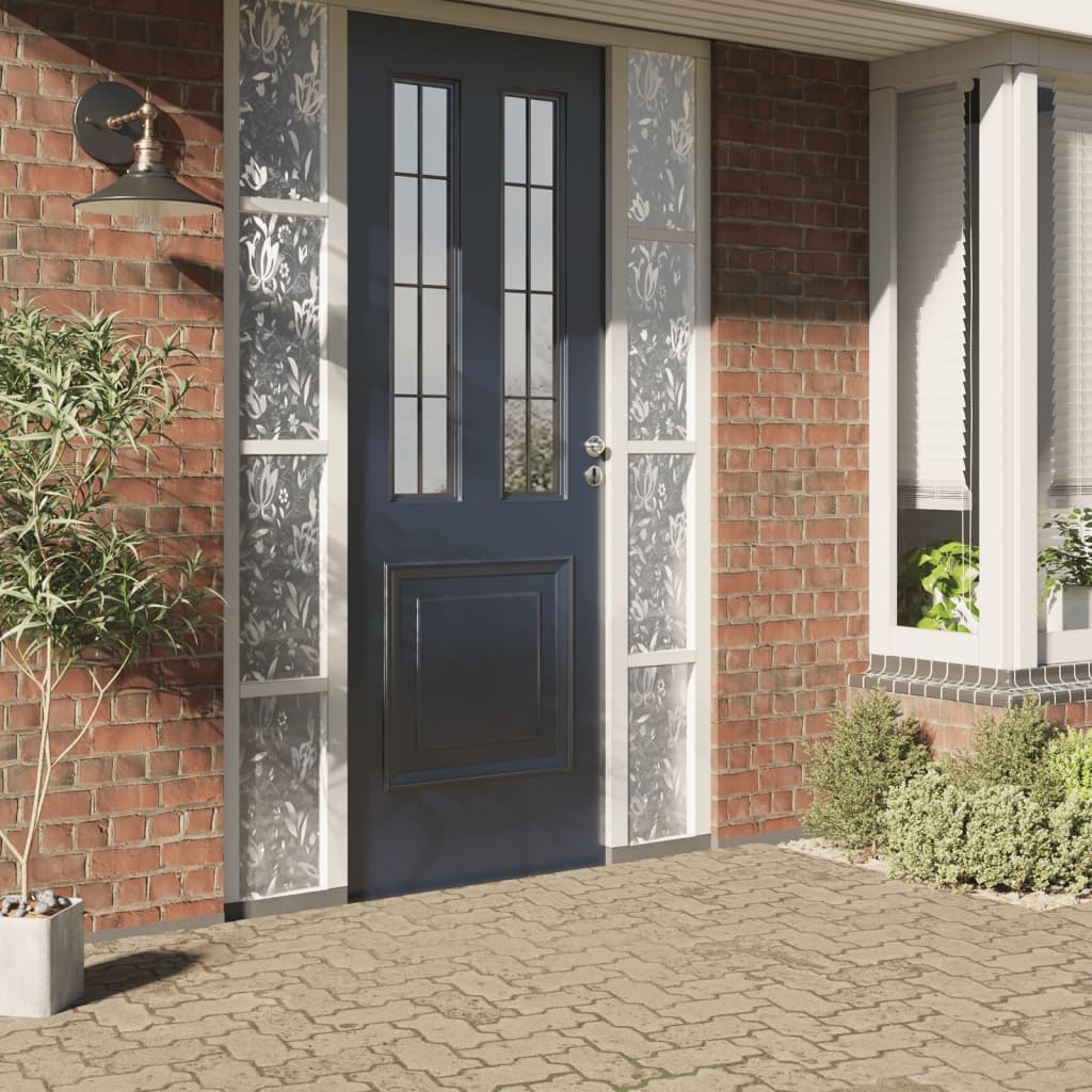 Vidaxx Fensterfolie Blumenmuster matt 60x500 cm PVC