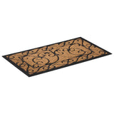 Vidaxl Doormat rektangulær 45x75 cm gummi og kokosnødfiber