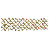VidaXL Artificial Plant Ivy on Latwerk Extraidable 180x60 cm Dark pink