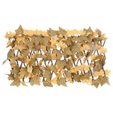 Vidaxl Artificial plant maple leaf on the slat extendable 180x30 cm orange