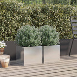 Vidaxl Planters 2 a 32x30X29 cm Edeless Stol Sëlwerfaarf faarweg