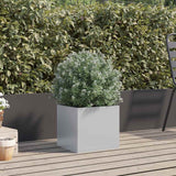 Spanter Vidaxl 32x30x29 cm galvanizované ocelové stříbrné barvy