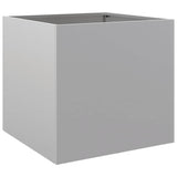 Vidaxl Planning Box 42x40x39 cm galvanizovaná ocelová stříbrná barva