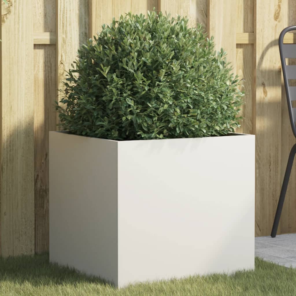 Vidaxl Planning box 49x47x46 cm Steel White