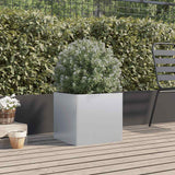 Vidaxl Planning Box 49x47x46 cm galvaniseret stål sølvfarvet