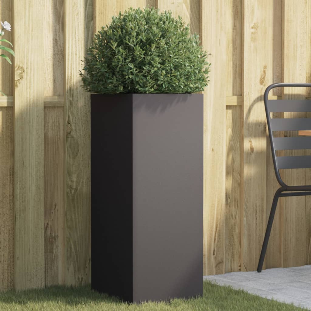 Vidaxl Planning box 32x29x75 cm steel black