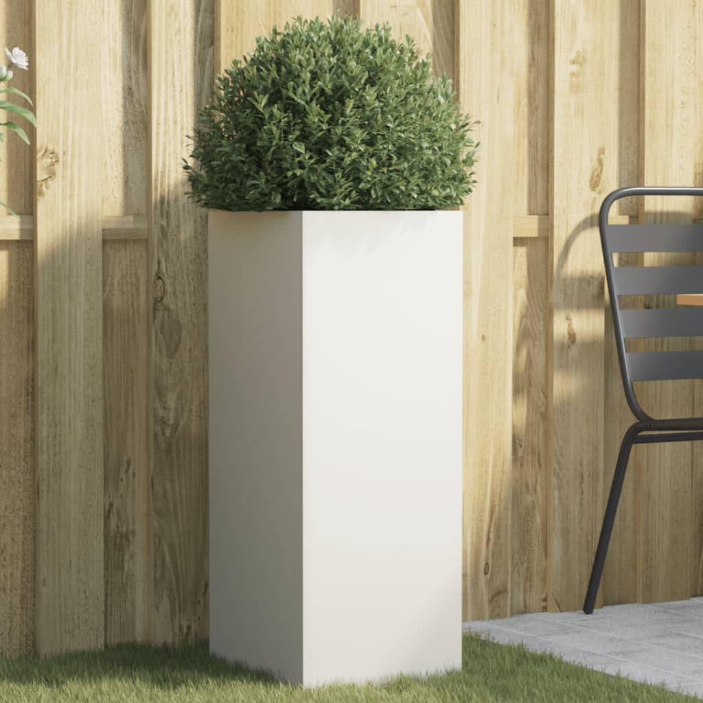 Vidaxl Planning box 32x29x75 cm steel white