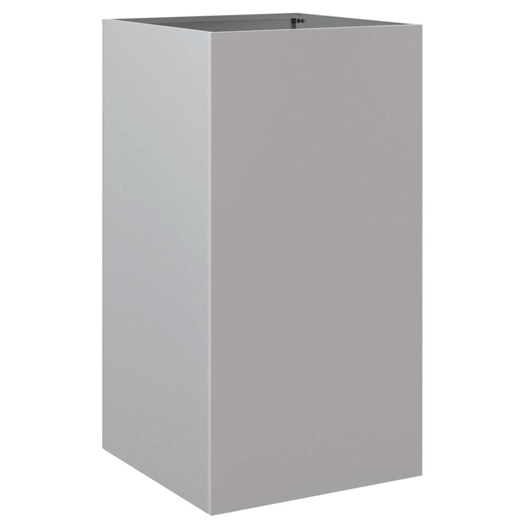 VIDAXL -Planungsbox 42x38x75 cm verzinkter Stahl Silber gefärbt