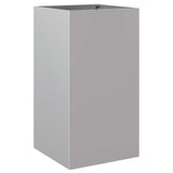 VIDAXL -Planungsbox 42x38x75 cm verzinkter Stahl Silber gefärbt