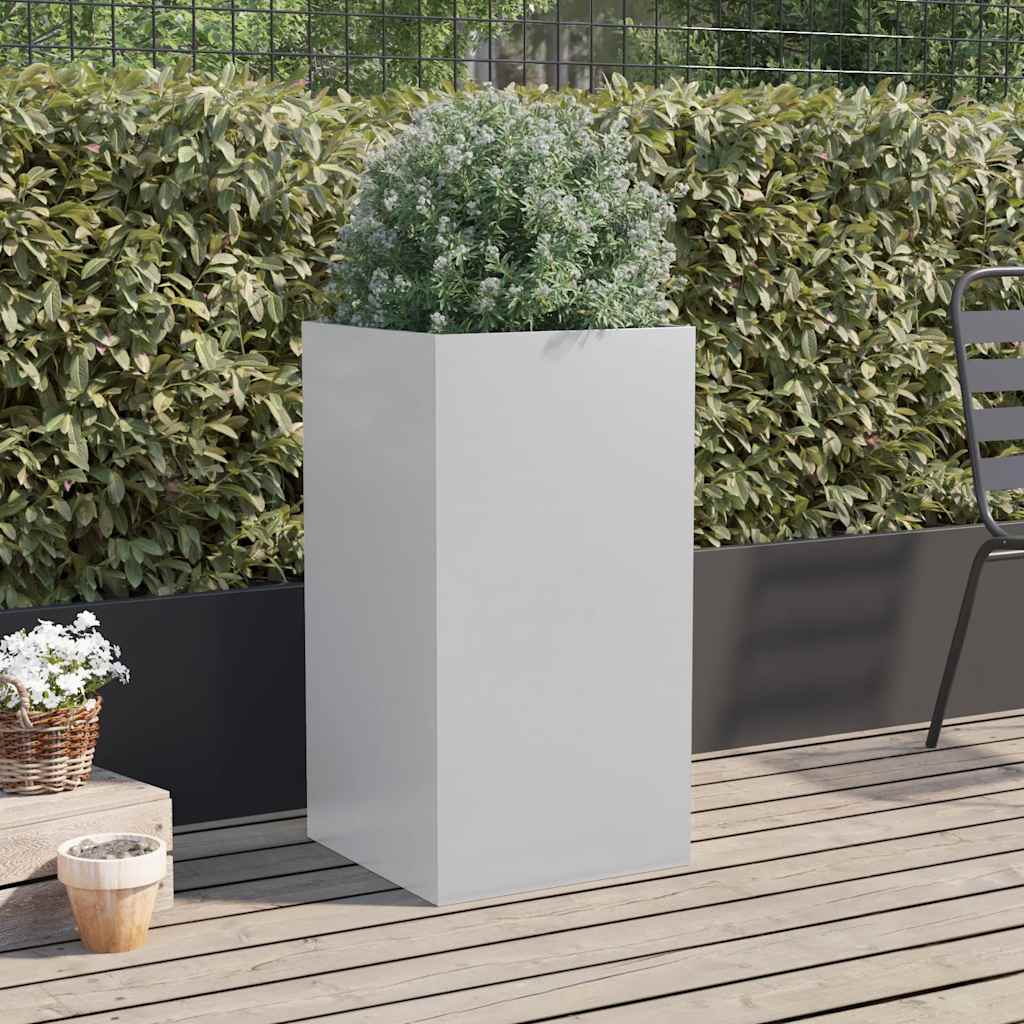 VIDAXL -Planungsbox 42x38x75 cm verzinkter Stahl Silber gefärbt