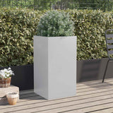 VIDAXL -Planungsbox 42x38x75 cm verzinkter Stahl Silber gefärbt