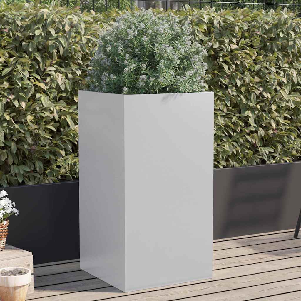 VIDAXL -Planungsbox 42x38x75 cm verzinkter Stahl Silber gefärbt