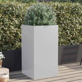 VIDAXL -Planungsbox 42x38x75 cm verzinkter Stahl Silber gefärbt