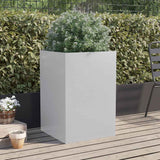 VIDAXL -Planungsbox 52x48x75 cm verzinkter Stahl Silber gefärbt