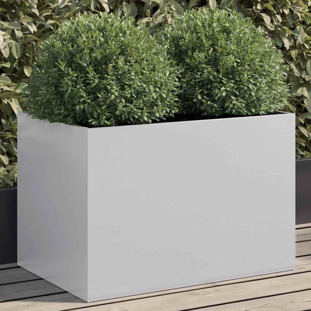 VIDAXL -Planungsbox 62x40x39 cm verzinkter Stahl Silber gefärbt