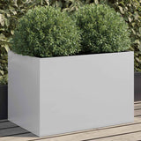 VIDAXL -Planungsbox 62x40x39 cm verzinkter Stahl Silber gefärbt
