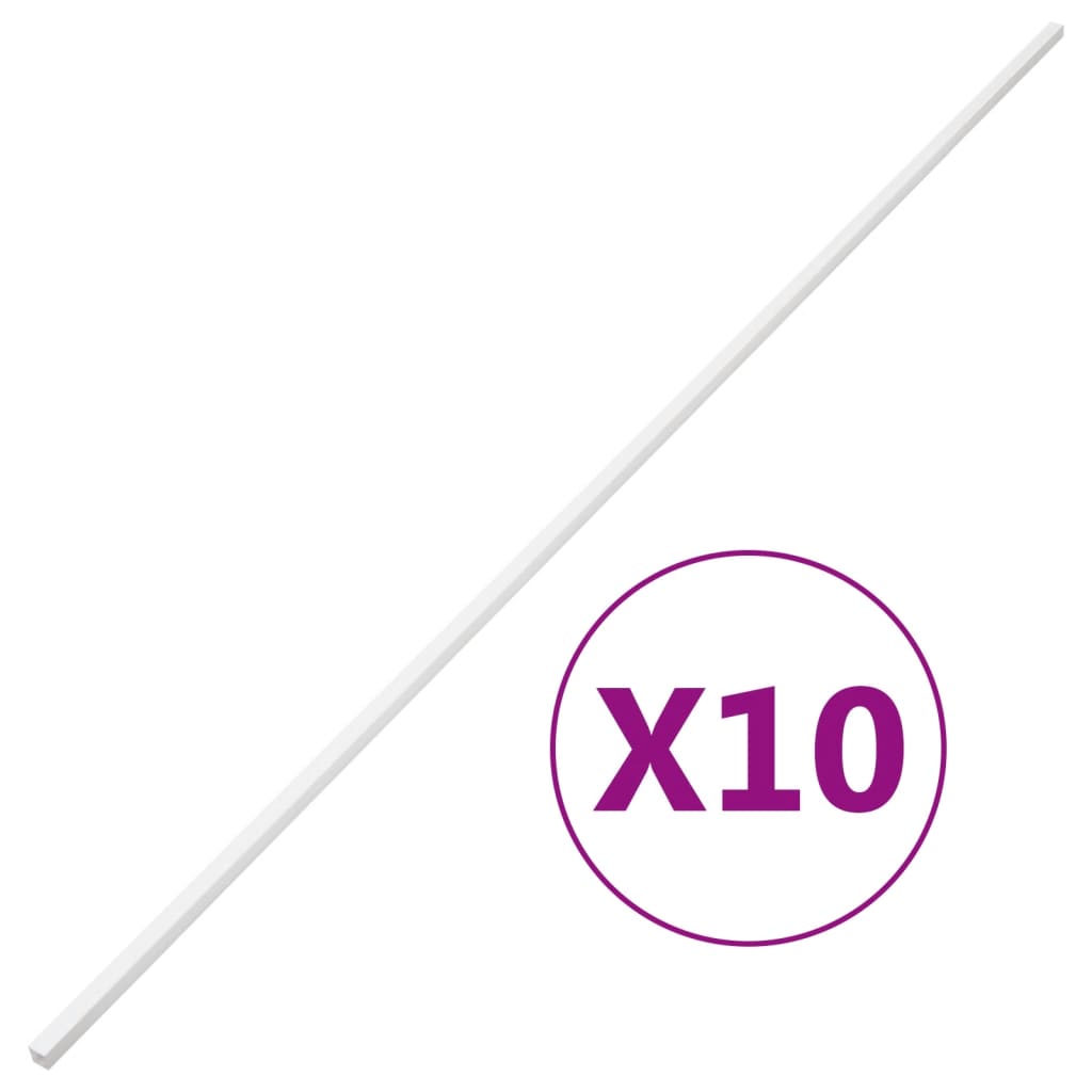 Vidaxl kabel Goot 10x10 mm 10 m PVC