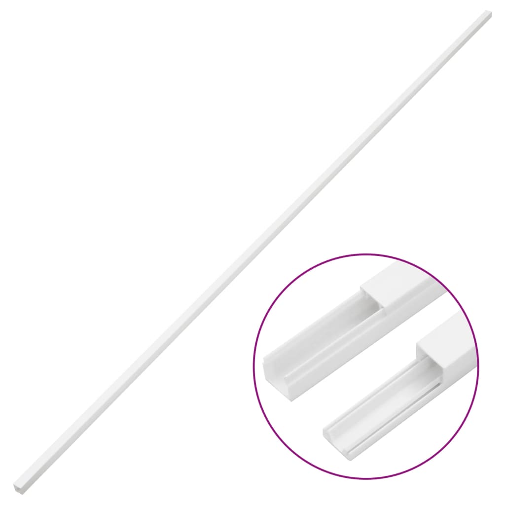 Vidaxl kabel Goot 10x10 mm 10 m PVC