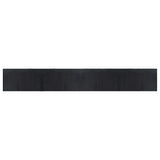 Vidaxl rectangular 60x400 cm de bambú negro