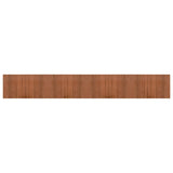 Vidaxl rug rectangular 60x400 cm bamboo brown