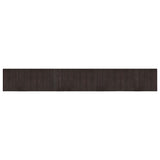 Vidaxx tapis rectangulaire 60x400 cm bambou marron foncé