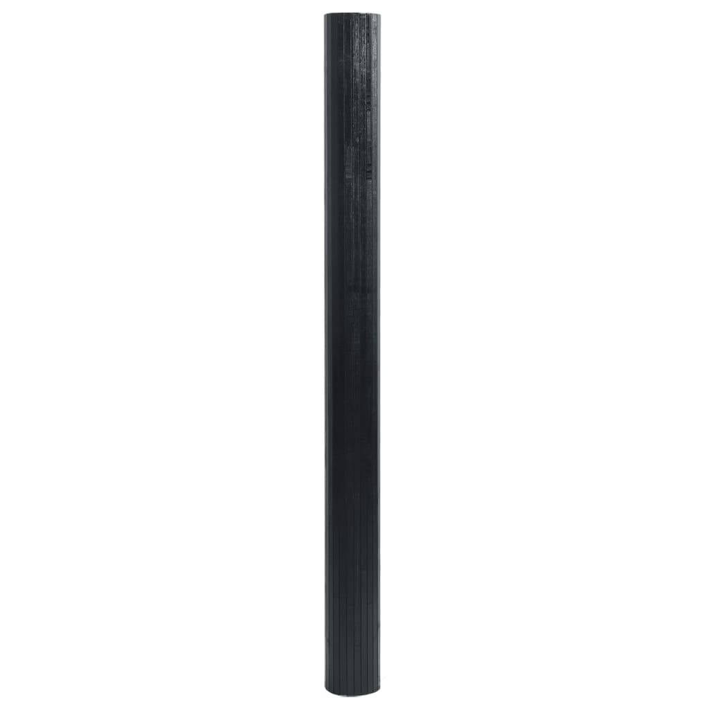 Vidaxl rectangular 60x500 cm de bambú negro