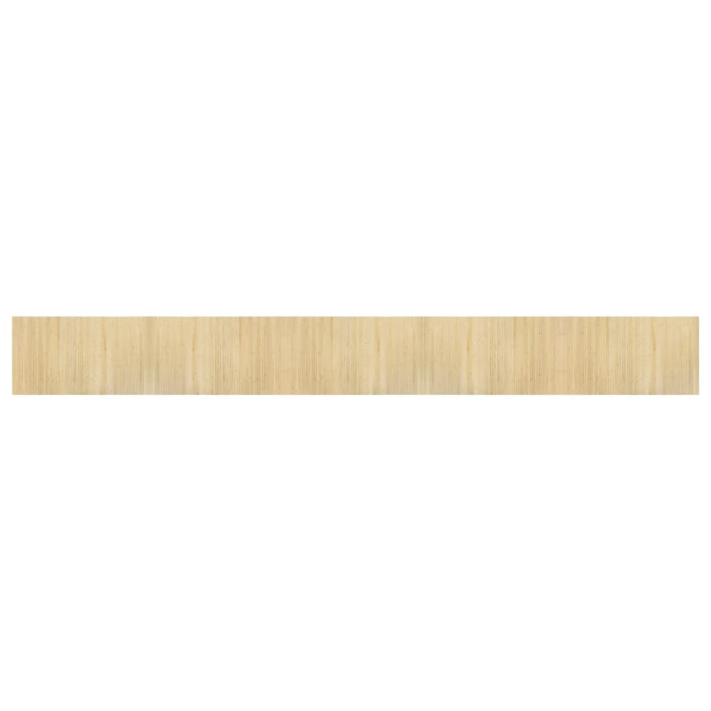 Vidaxl Teppich rechteckig 60x500 cm Bambuslicht Natural