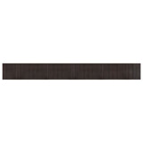 Vidaxl rug rectangular 60x500 cm bamboo dark brown