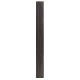 Vidaxl vloerkleed rechthoekig 70x300 cm bamboe donkerbruin