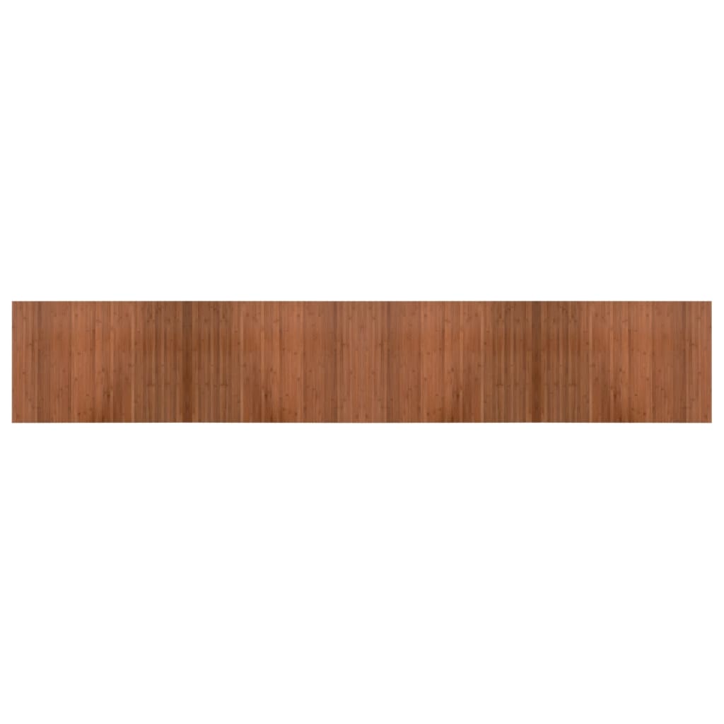 Vidaxl rug rectangular 70x400 cm bamboo brown