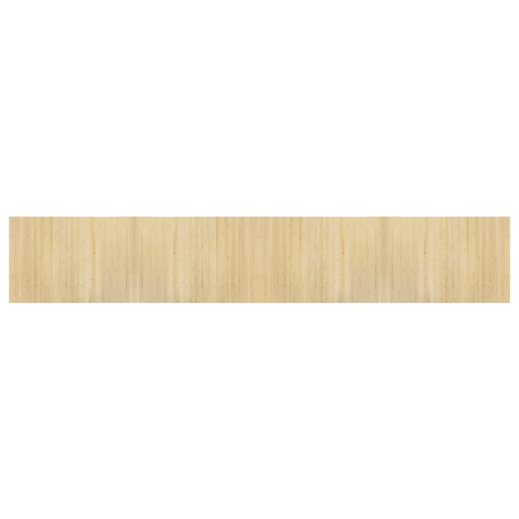Vidaxl tapis rectangulaire 70x400 cm Bamboo Light Natural