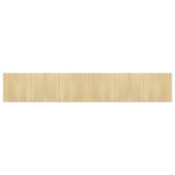 Vidaxl tapis rectangulaire 70x400 cm Bamboo Light Natural