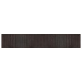 Vidaxl rug rectangular 70x400 cm bamboo dark brown