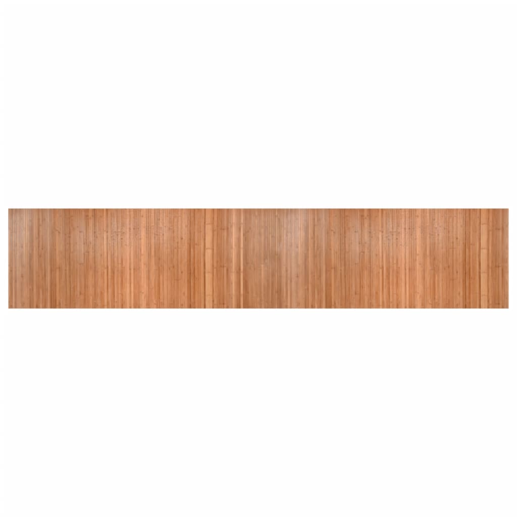 Vidaxl rectangulaire 80x400 cm bambou naturel