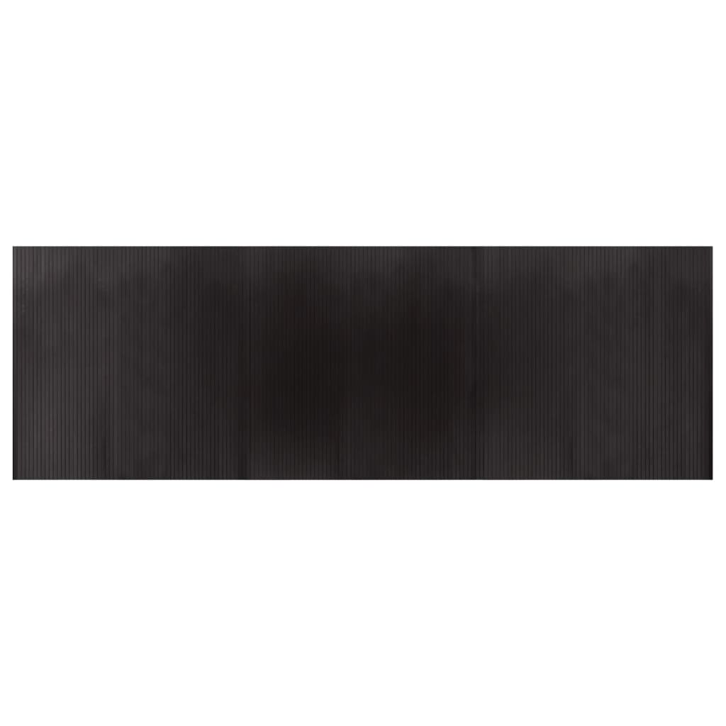 Vidaxl rug rectangular 100x300 cm bamboo dark brown
