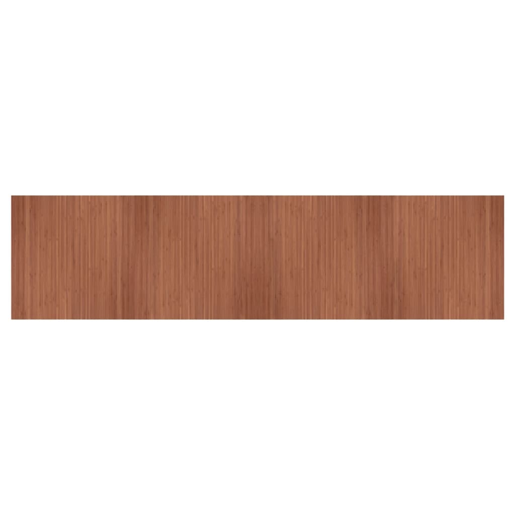 Vidaxl rectangular 100x400 cm bamboo brown