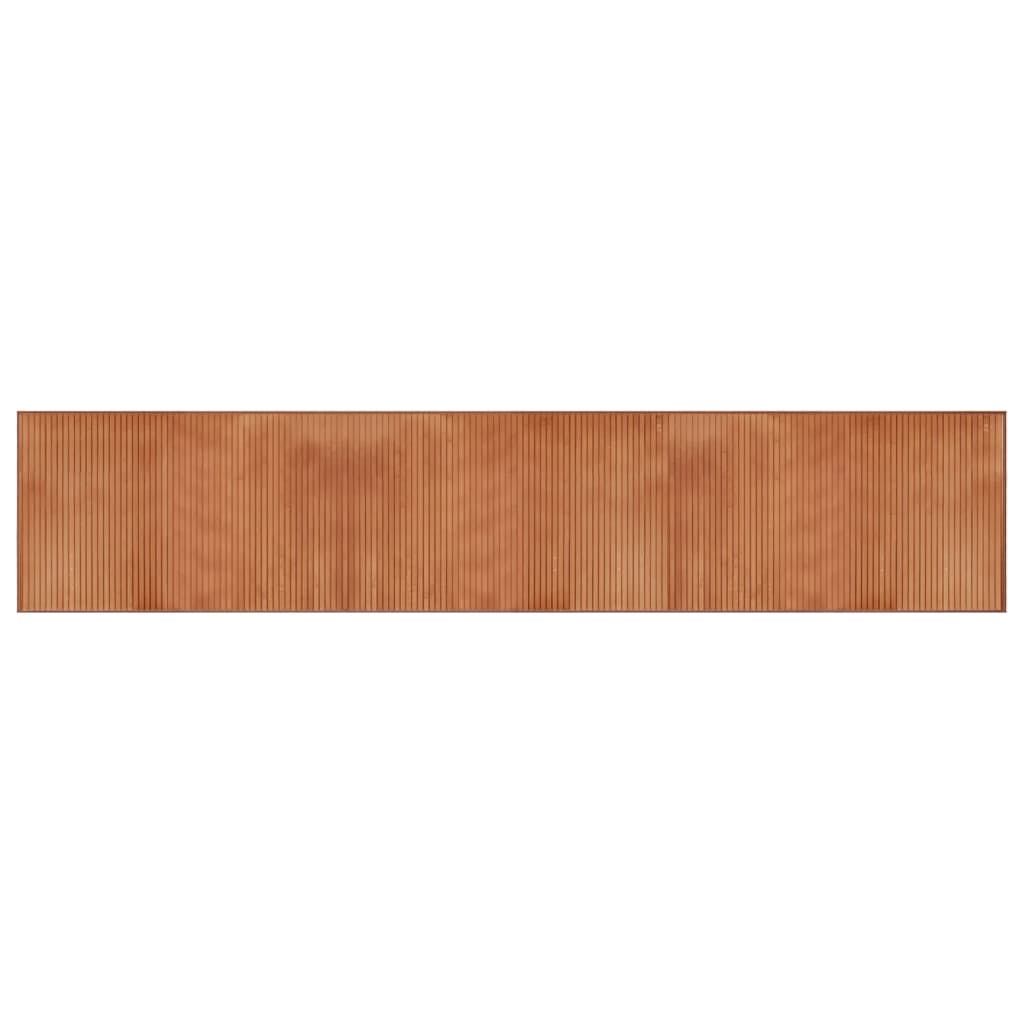 Vidaxl vloerkleed rechthoekig 60x300 cm bamboe bruin