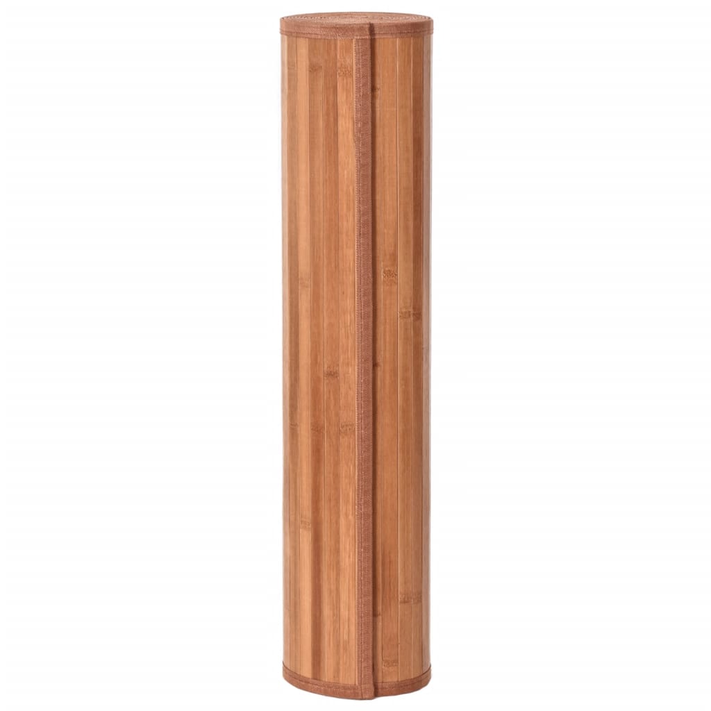 Vidaxl vloerkleed rechthoekig 60x500 cm bamboe bruin