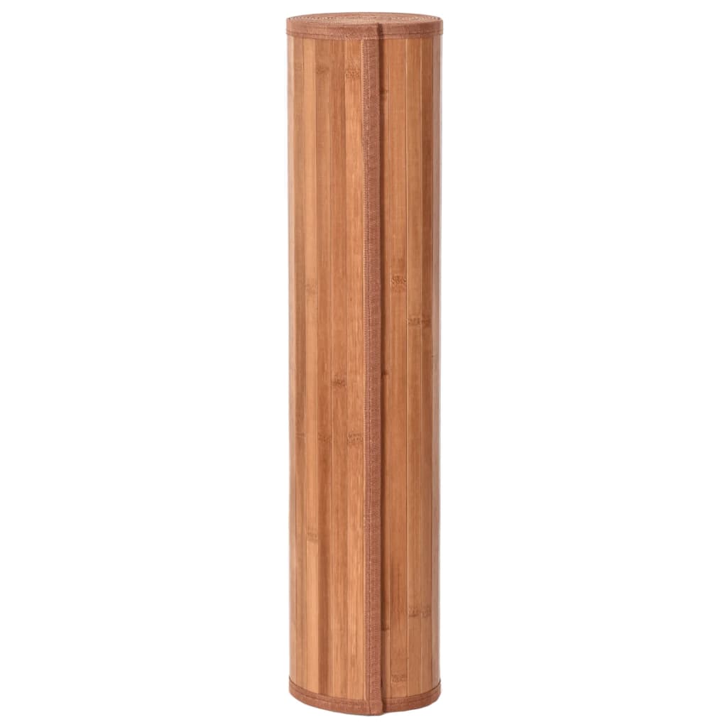 Vidaxl rug rectangular 70x200 cm bamboo brown