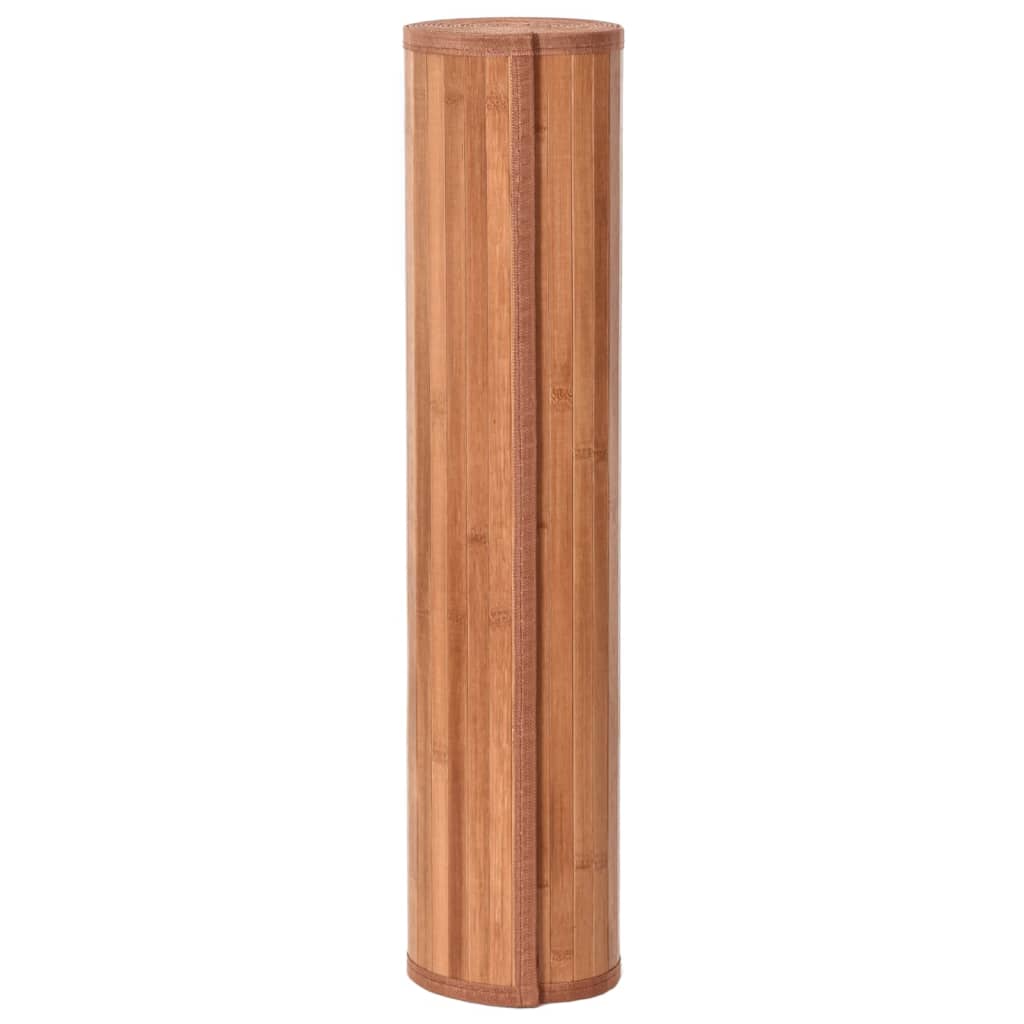 Vidaxl rug rectangular 70x300 cm bamboo brown