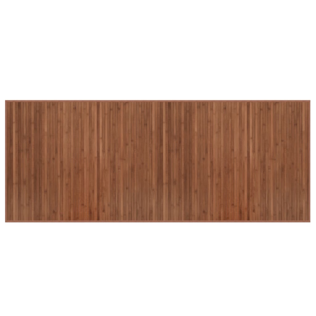 Vidaxl rug rectangular 80x200 cm bamboo brown