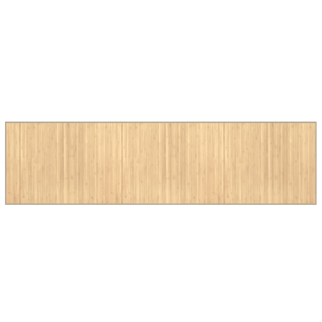 Vidaxl Rug Rectangular 80x300 cm Bambu Light Natural