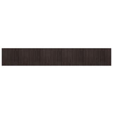 Vidaxl rug rectangular 80x1000 cm bamboo dark brown