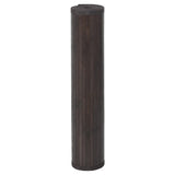 Vidaxl rug rectangular 100x200 cm bamboo dark brown