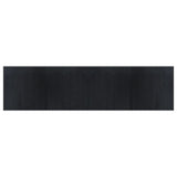 Vidaxl rug rectangular 100x400 cm bamboo black