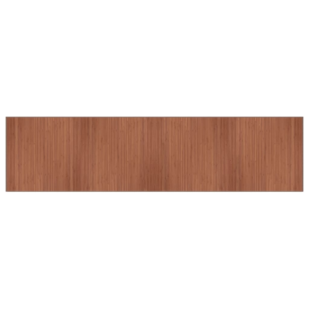 Vidaxl rectangular 100x400 cm bamboo brown