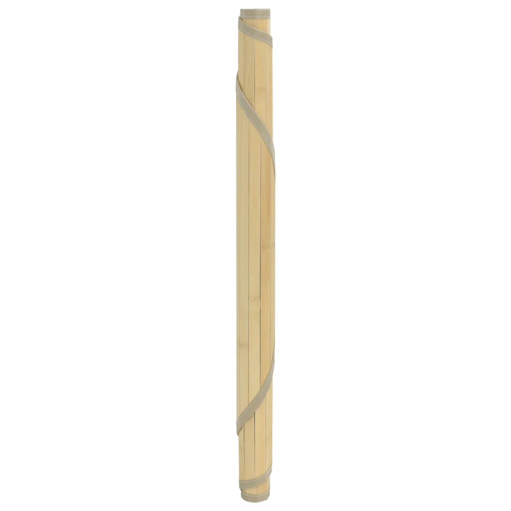 Vidaxl rug around 80 cm bamboo light natural