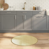 Vidaxl rug around 80 cm bamboo light natural